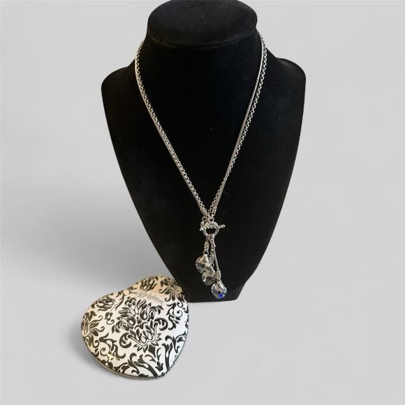 Brighton Hearts Crytals Toggle Necklace - Picture 1 of 6